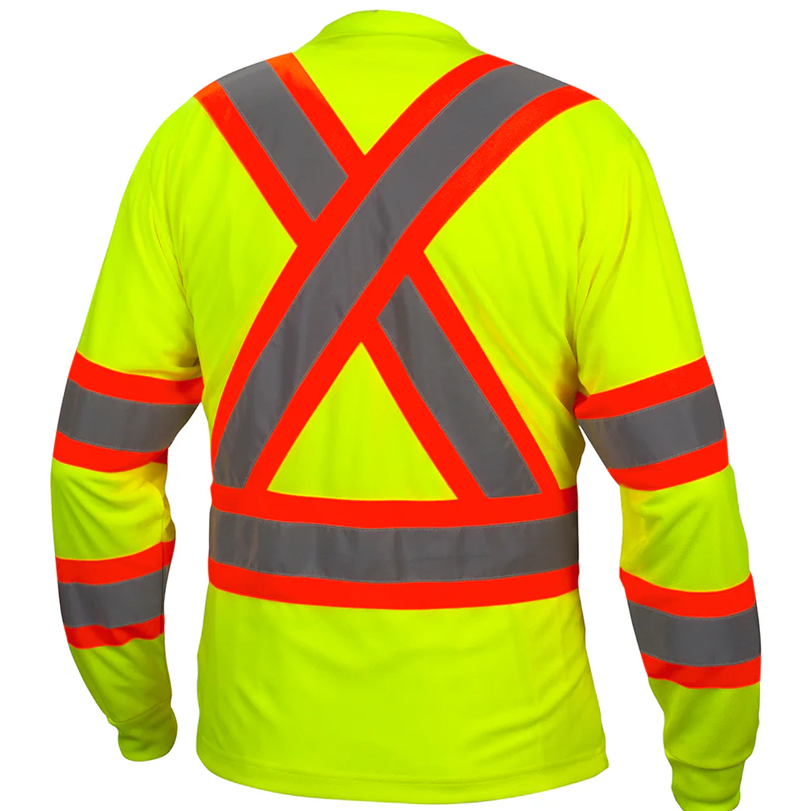Pyramex RCLTS3110 Type R Class 3 X-Back Two-Tone Long Sleeve Safety Shirt