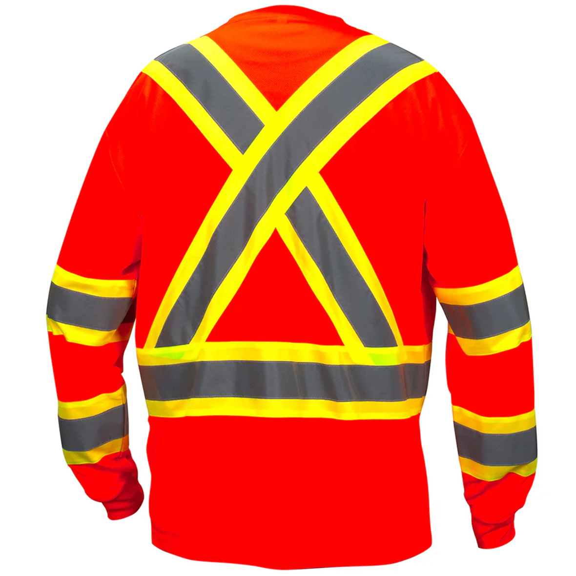 Pyramex RCLTS3110 Type R Class 3 X-Back Two-Tone Long Sleeve Safety Shirt