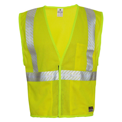 Custom Kishigo ANSI Type R Class 2 FR Breathable Mesh Safety Vest – High-Visibility, Flame-Resistant, Reflective