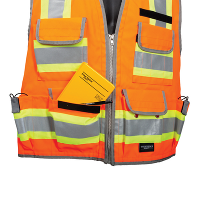 Custom Titan Tools Class 2 Utility Safety Vest with Padded Collar and Mesh Back