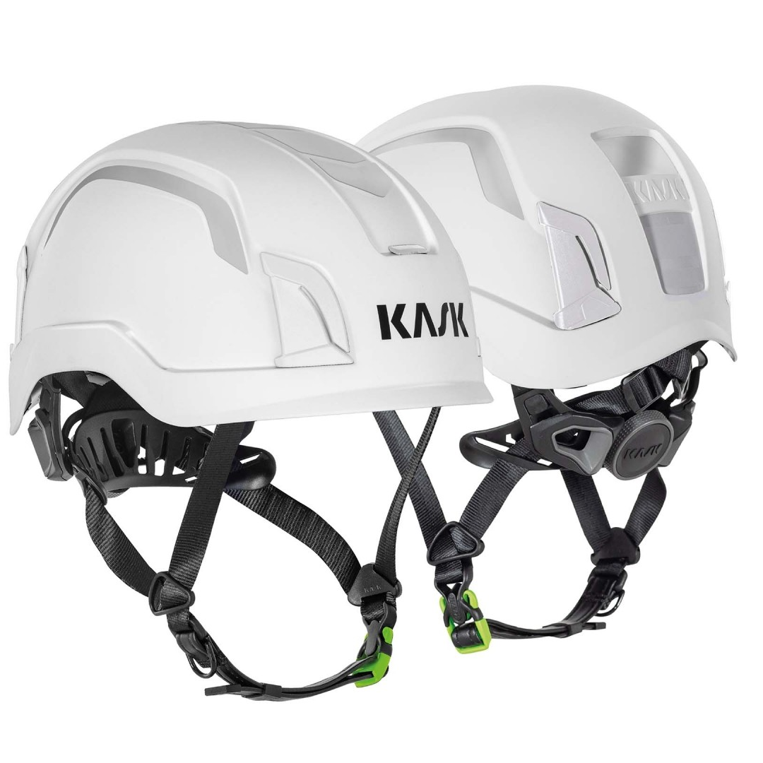 KASK ZENITH X2 HI VIZ Safety Helmet, Type I & II, Class E, Full Brim, ANSI & EN Certified