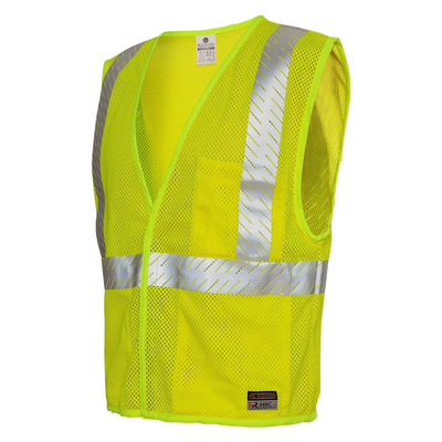 Kishigo ANSI Class 2 FR Breathable Mesh Safety Vest – High-Visibility, Flame-Resistant, Reflective