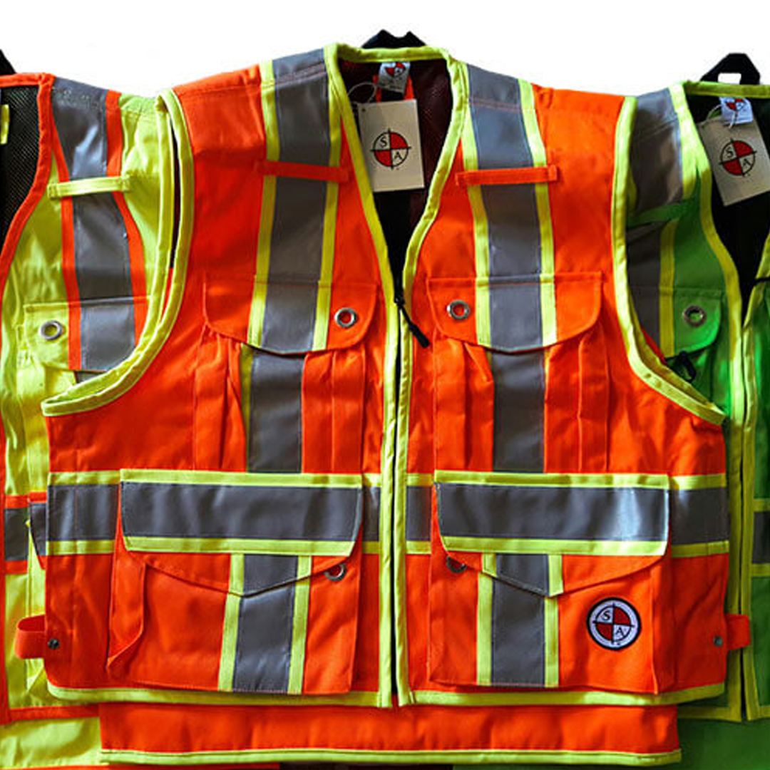 Safety Apparel PC15X - Heavy Duty X-Back Party Chief Survey Vest