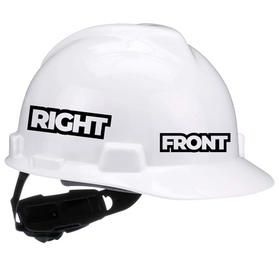 MSA V-Gard Slotted Cap, Fas-Trac III Suspension-475363