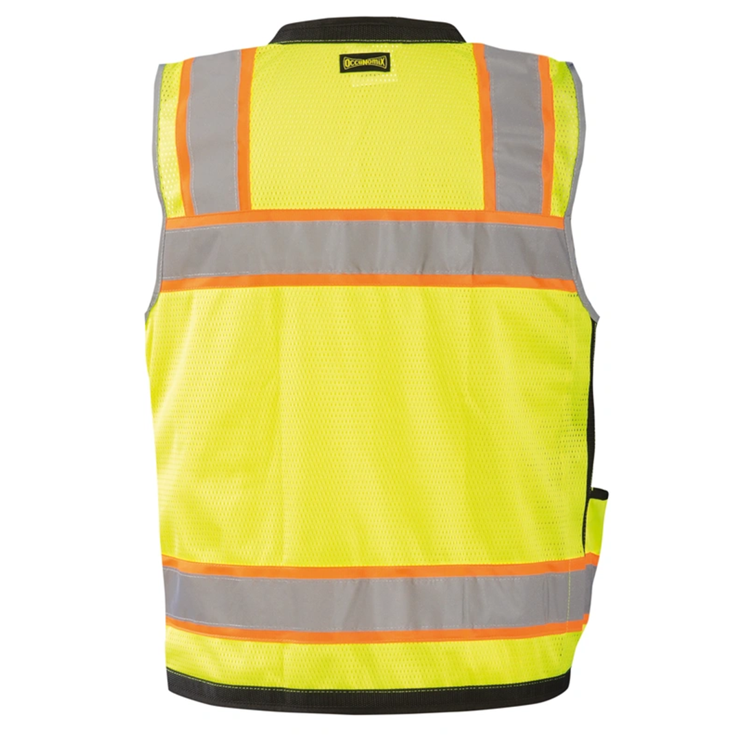 Custom ANSI Class 2 Heavy-Duty Surveyor Safety Vest – High-Visibility, Reflective, 8 Pockets
