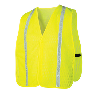Pyramex RV1 Series Vest Hi-Vis Lime/Orange Value Vest