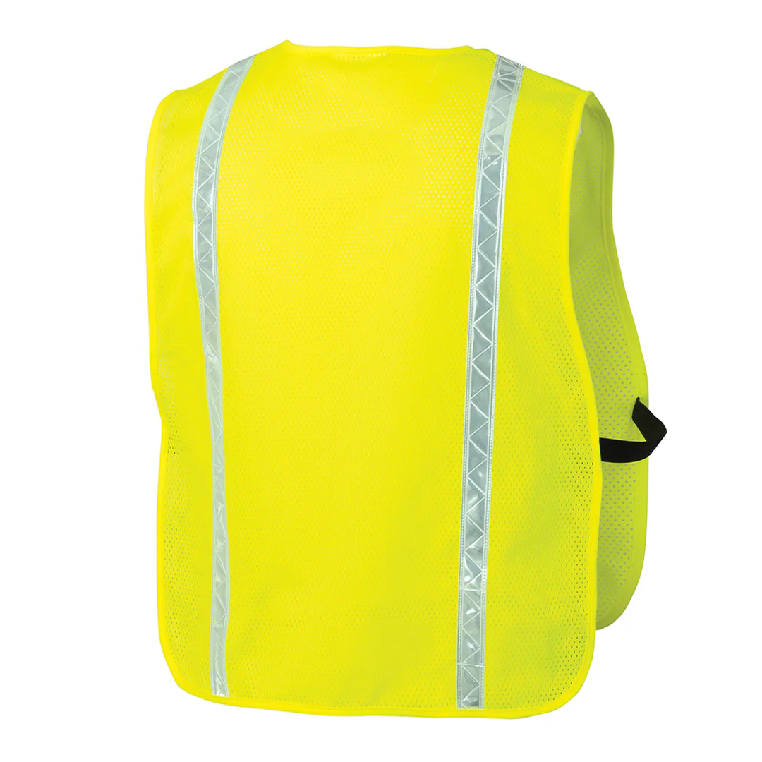 Pyramex RV1 Series Vest Hi-Vis Lime/Orange Value Vest