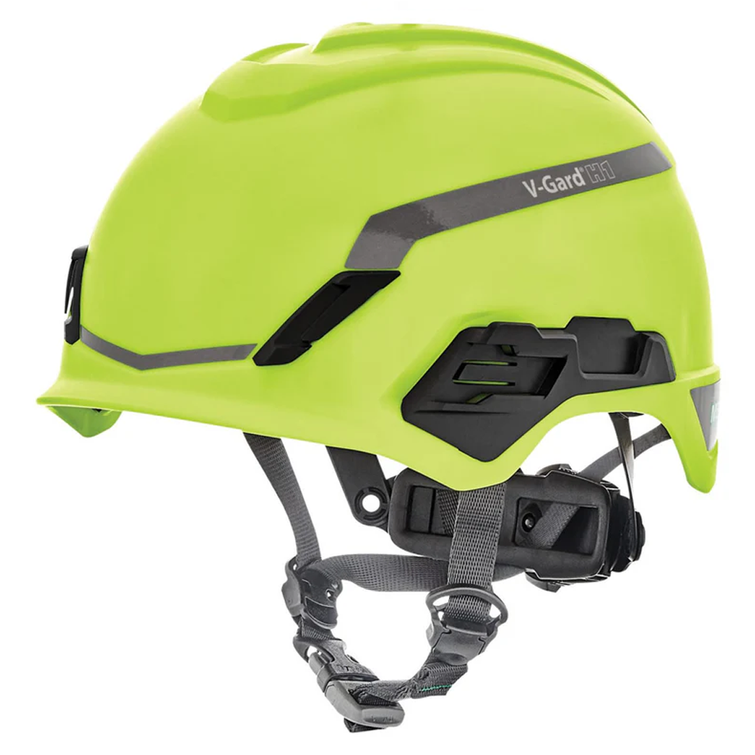 MSA V-Gard H1 Non-Vented Hard Hat with Fas-Trac III Suspension