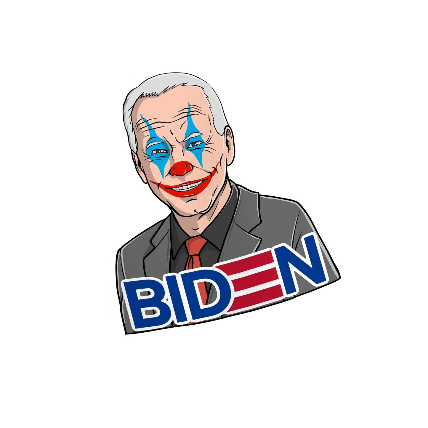 Biden Clown - Hard Hat Decal