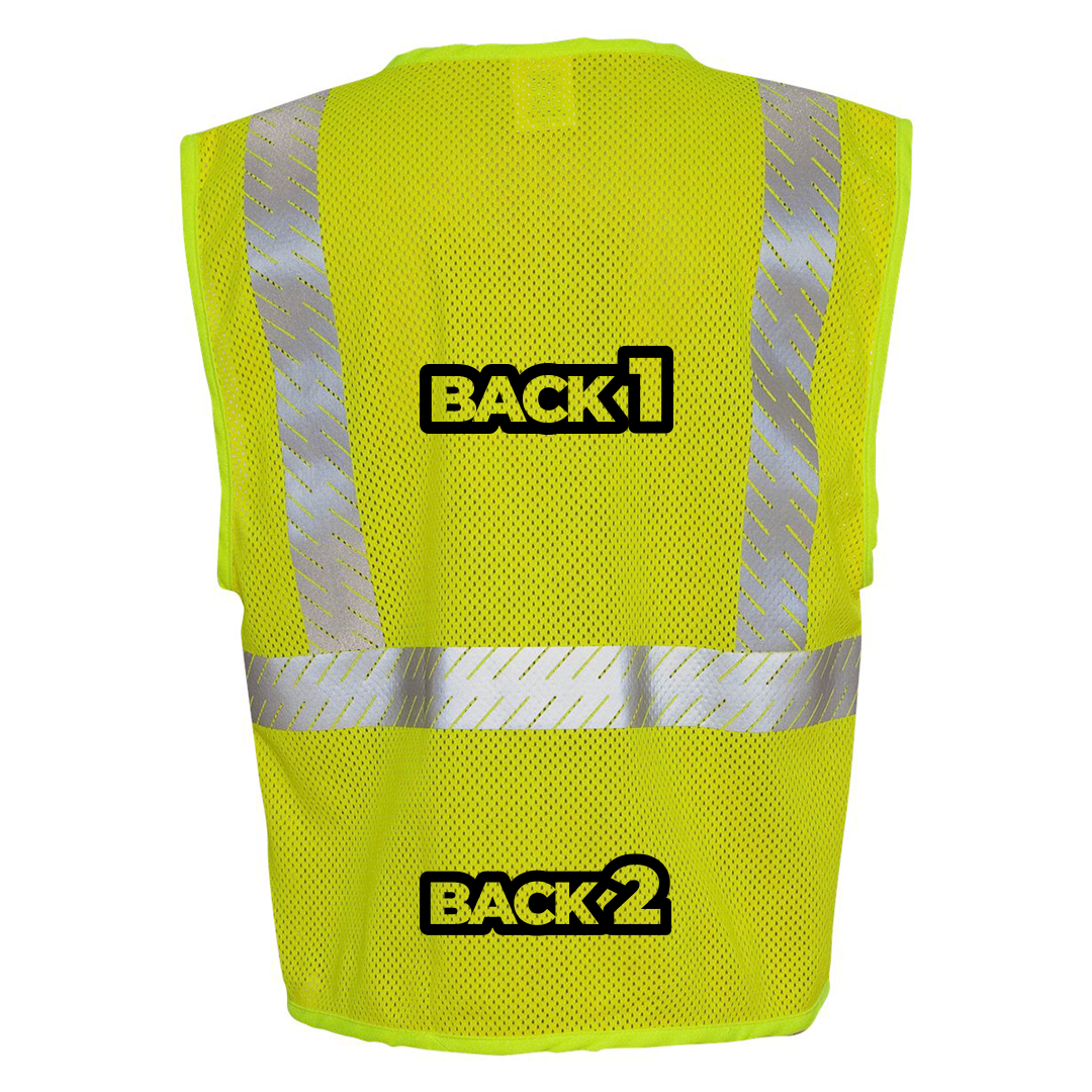 Custom Kishigo ANSI Type R Class 2 FR Breathable Mesh Safety Vest – High-Visibility, Flame-Resistant, Reflective
