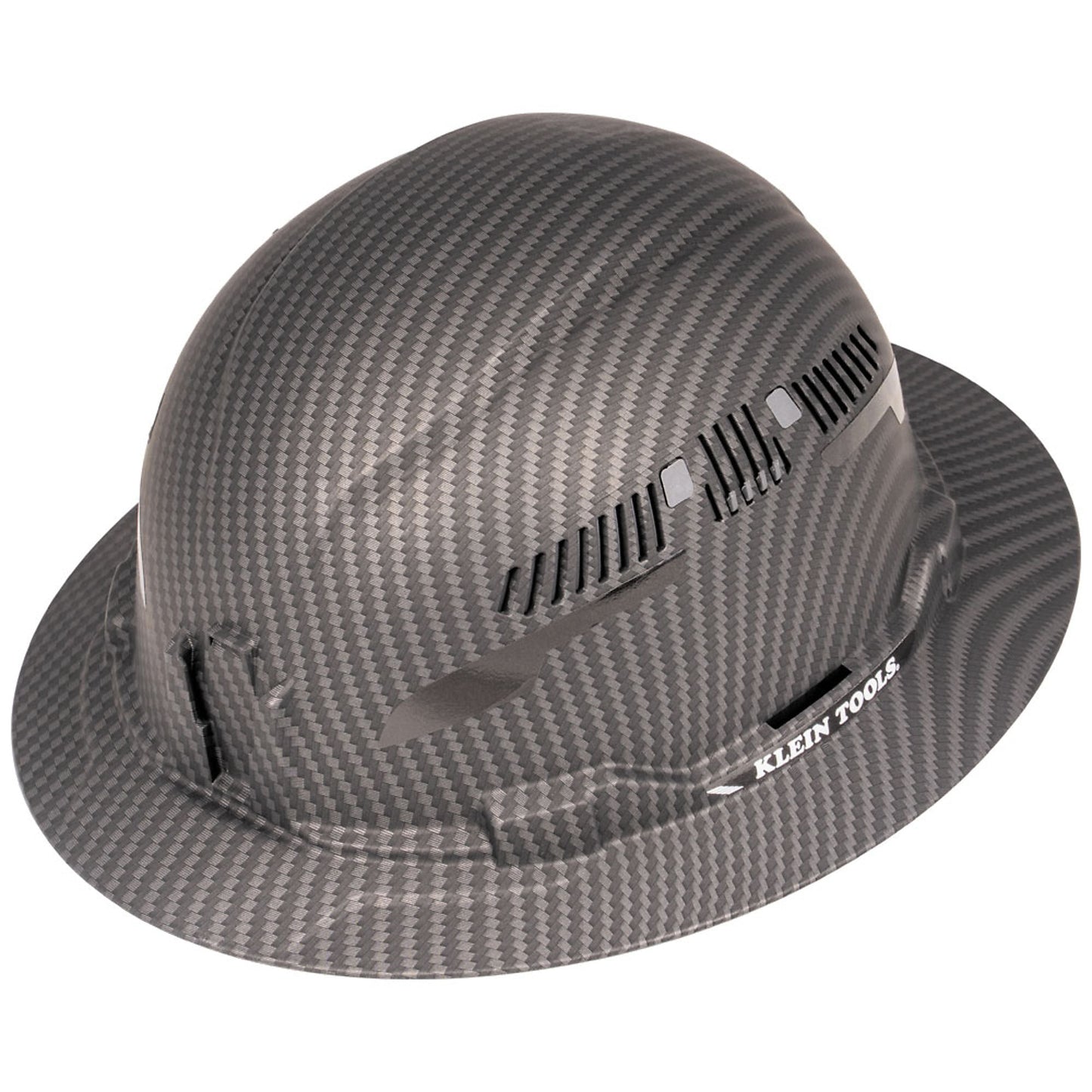 Hard Hat, Premium KARBN™ Pattern, Non-Vented Full Brim, Class E