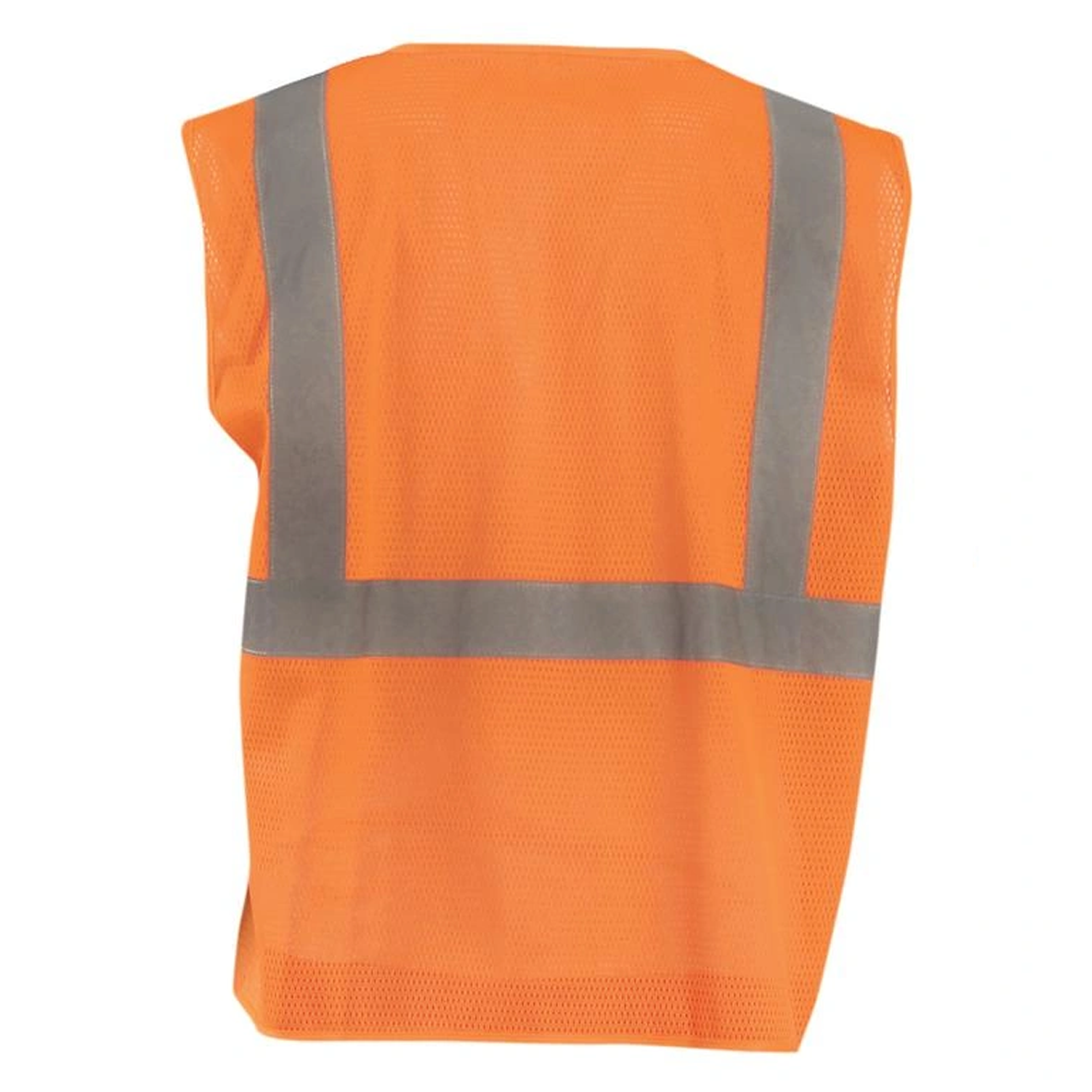OccuNomix High-Visibility Mesh Zipper Safety Vest – ANSI Class 2, Reflective, Yellow and Orange