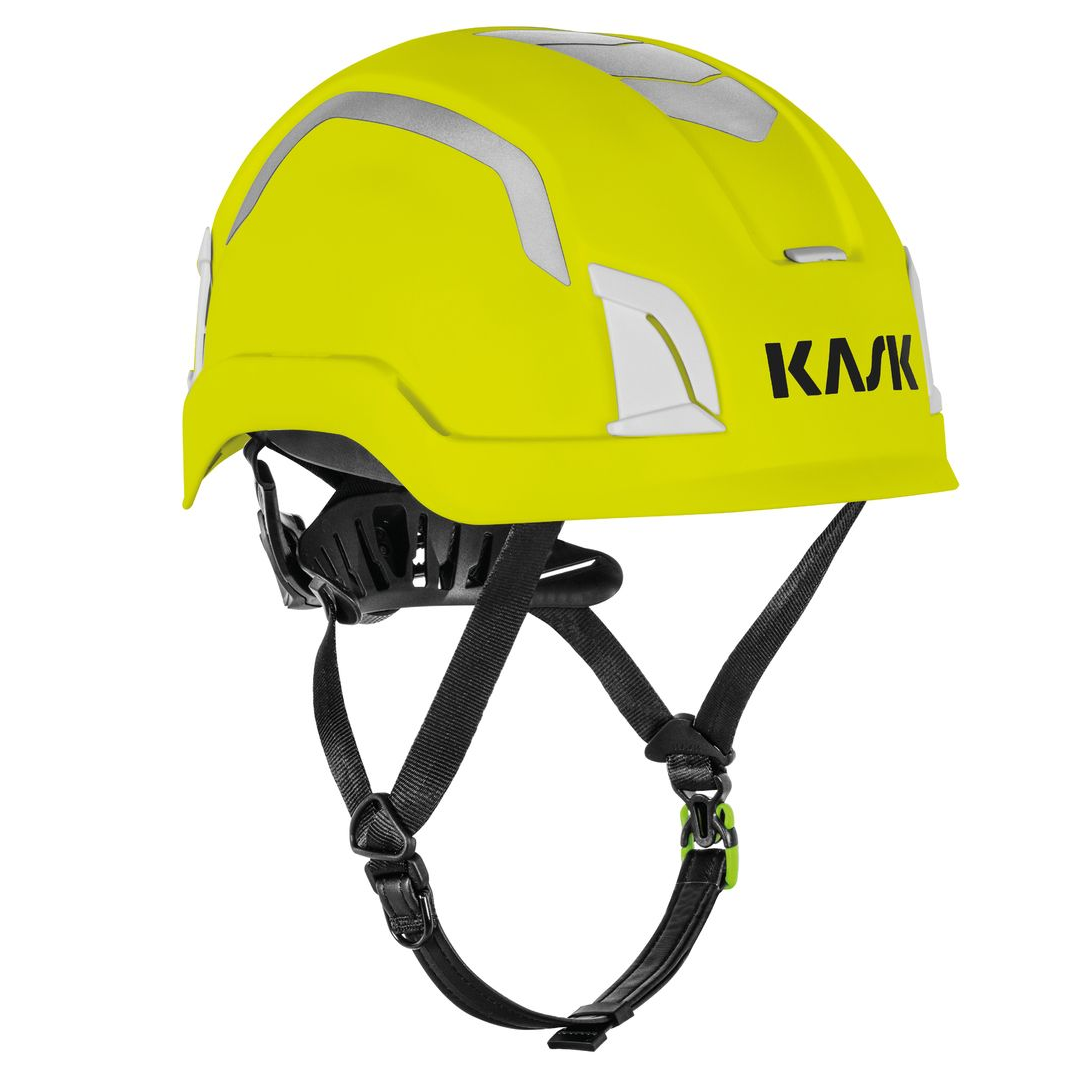 KASK ZENITH X2 MAX HI VIZ Helmet WHE00135 – Type I & II, Class E,