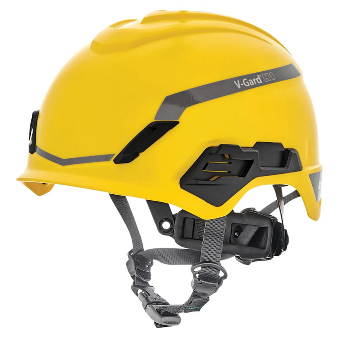 MSA V-Gard H1 Non-Vented Hard Hat with Fas-Trac III Suspension