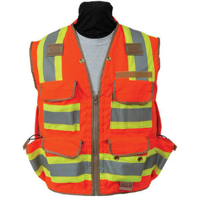 Custom Seco 8265 Series Class 2 Safety Vest – Outlast Collar, Mesh Back, 2 Colors