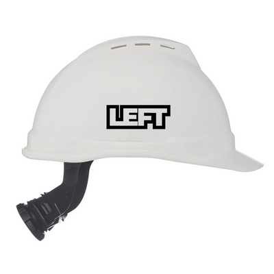 Custom MSA V-Gard 500 Fas-Trac III 6-Point Ratchet Vented Hard Hat