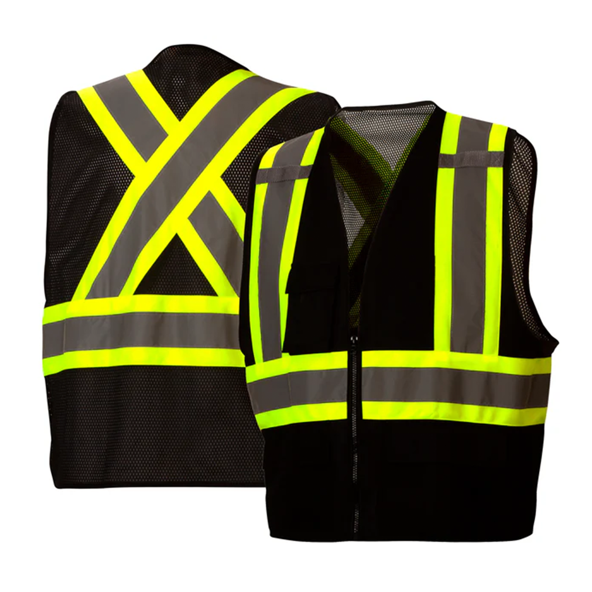 Pyramex RCZ24 Type R Class 2 High-Vis Two-Tone X-Back Safety Vest