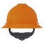 MSA  V-Gard Full Brim Hard Hat - Fas-Trac Suspension Type I, Class E