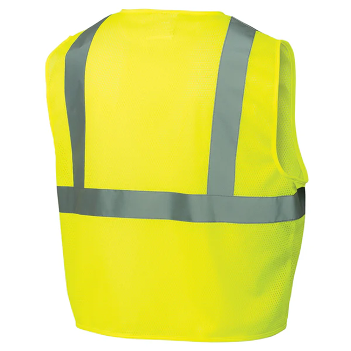 Pyramex RVZ2110 Type R Class 2 Mesh Safety Vest with Pocket - Yellow/Lime