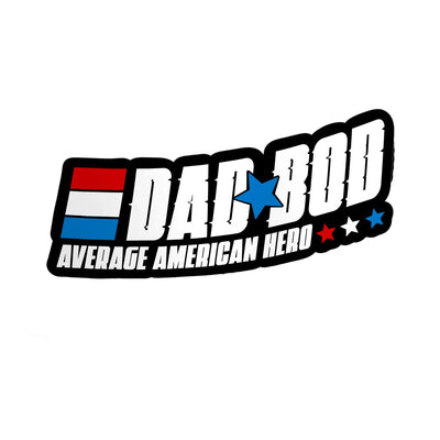 Dad Bod - Hard Hat Decal