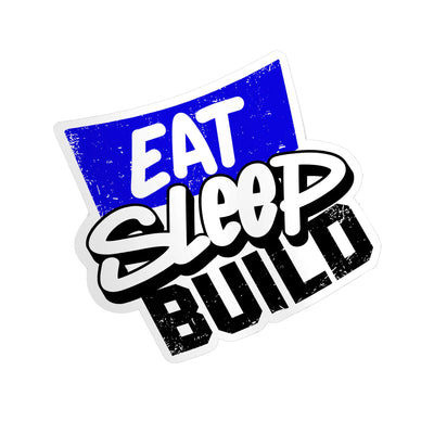 EAT SLEEP BUILD - Hard Hat Decal