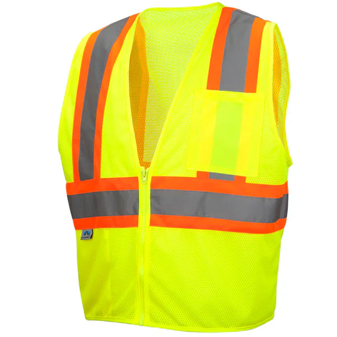 Pyramex RVZ2210 Type R Class 2 Mesh Two-Tone Safety Vest - Lime/Orange