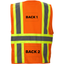 Pyramex RVZ2310 Type R Class 2 Two-Tone Surveyor Custom Safety Vest - Lime/Orange