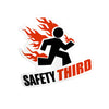 Safety Third - Hard Hat Decal