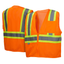 Pyramex RVZ2210 Type R Class 2 Mesh Two-Tone Safety Vest - Lime/Orange