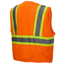 Pyramex RVZ2210 Type R Class 2 Mesh Two-Tone Safety Vest - Lime/Orange