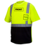 Custom Pyramex RTS2110B Type R Class 2 Black Bottom Safety Shirt - Yellow/Lime