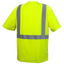 Custom Pyramex RTS2110B Type R Class 2 Black Bottom Safety Shirt - Yellow/Lime