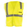 Custom High-Visibility Mesh Zipper Safety Vest – ANSI Class 2, Reflective, Type R, Yellow and Orange