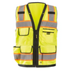 Custom ANSI Class 2 Heavy-Duty Surveyor Safety Vest – High-Visibility, Reflective, 8 Pockets