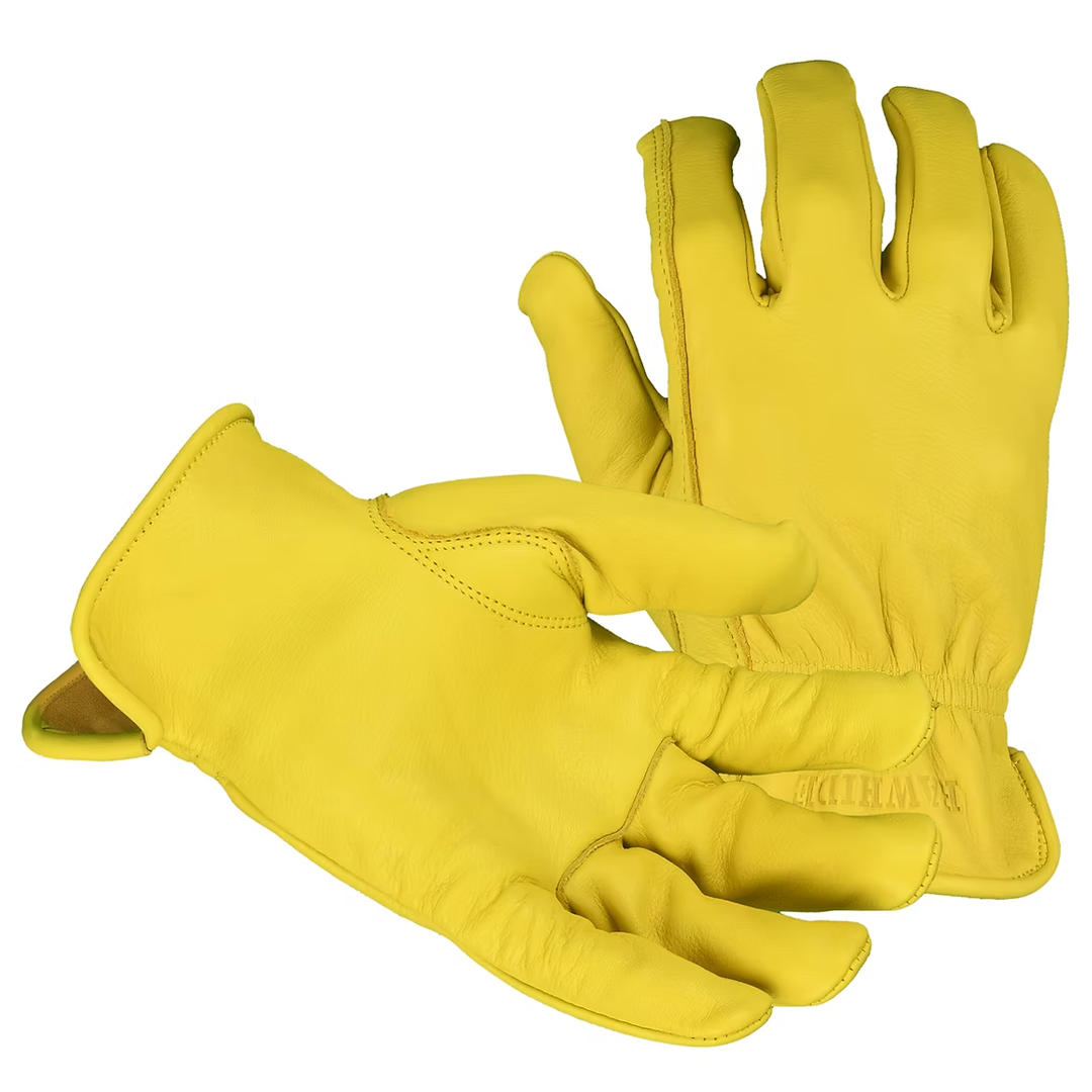 High Quality Deerskin Grain Driver, Keystone Thumb, Shirred Elastic Back, Leather Hemmed - Per Dozen