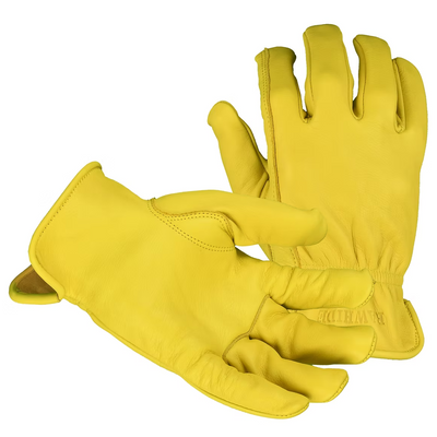 High Quality Deerskin Grain Driver, Keystone Thumb, Shirred Elastic Back, Leather Hemmed - Per Dozen