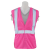 ERB S725 Women Break-Away Vest Non-ANSI, Hi-Viz Pink