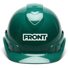 Pyramex Ridgeline Custom Cap Style Hard Hat - 4/6-Point Ratchet Suspension