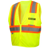 Pyramex RVZ2210 Type R Class 2 Mesh Two-Tone Custom Safety Vest - Lime/Orange