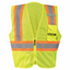 Custom ANSI Class 2, Type R Mesh Safety Vest – Zipper, 3 Pockets, Reflective, Logo Printing