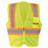 Custom ANSI Class 2, Type R Mesh Safety Vest – Zipper, 3 Pockets, Reflective, Logo Printing