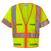 Custom Kishigo ANSI Type R Class 2 Mesh Safety Vest – High-Visibility, Reflective, Zipper Front, 6 Pockets