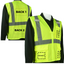 Class 2 Type R Hi-Vis Yellow Self Extinguishing Custom Safety Vest