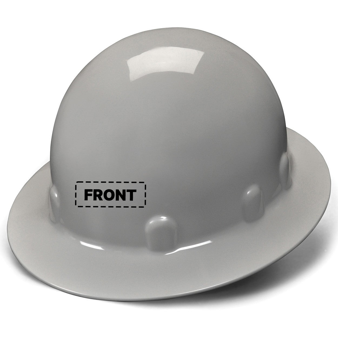 Pyramex SL Series Sleek Shell Custom  Full Brim Hard Hat 4-Point Ratchet Suspension