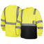 Pyramex RLTS31B Type R Class 3 High-Vis T-Shirt Black Bottom Long Sleeve