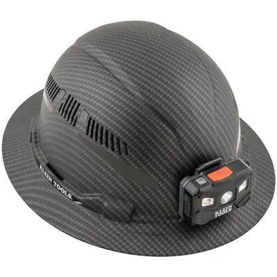 Hard Hat, Premium KARBN™ Pattern, Non-Vented Full Brim, Class E
