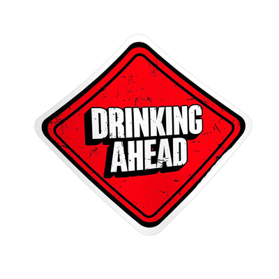 Drinking Ahead - Hard Hat Decal