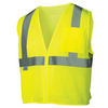 Pyramex RVZ2110 Type R Class 2 Mesh Safety Vest with Pocket - Yellow/Lime