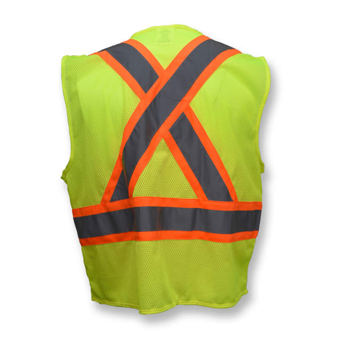 Radians SV22X Economy Mesh X-Back Type R Class 2 Safety Vest with Two-Tone Trim