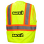 Pyramex RVZ2210 Type R Class 2 Mesh Two-Tone Custom Safety Vest - Lime/Orange